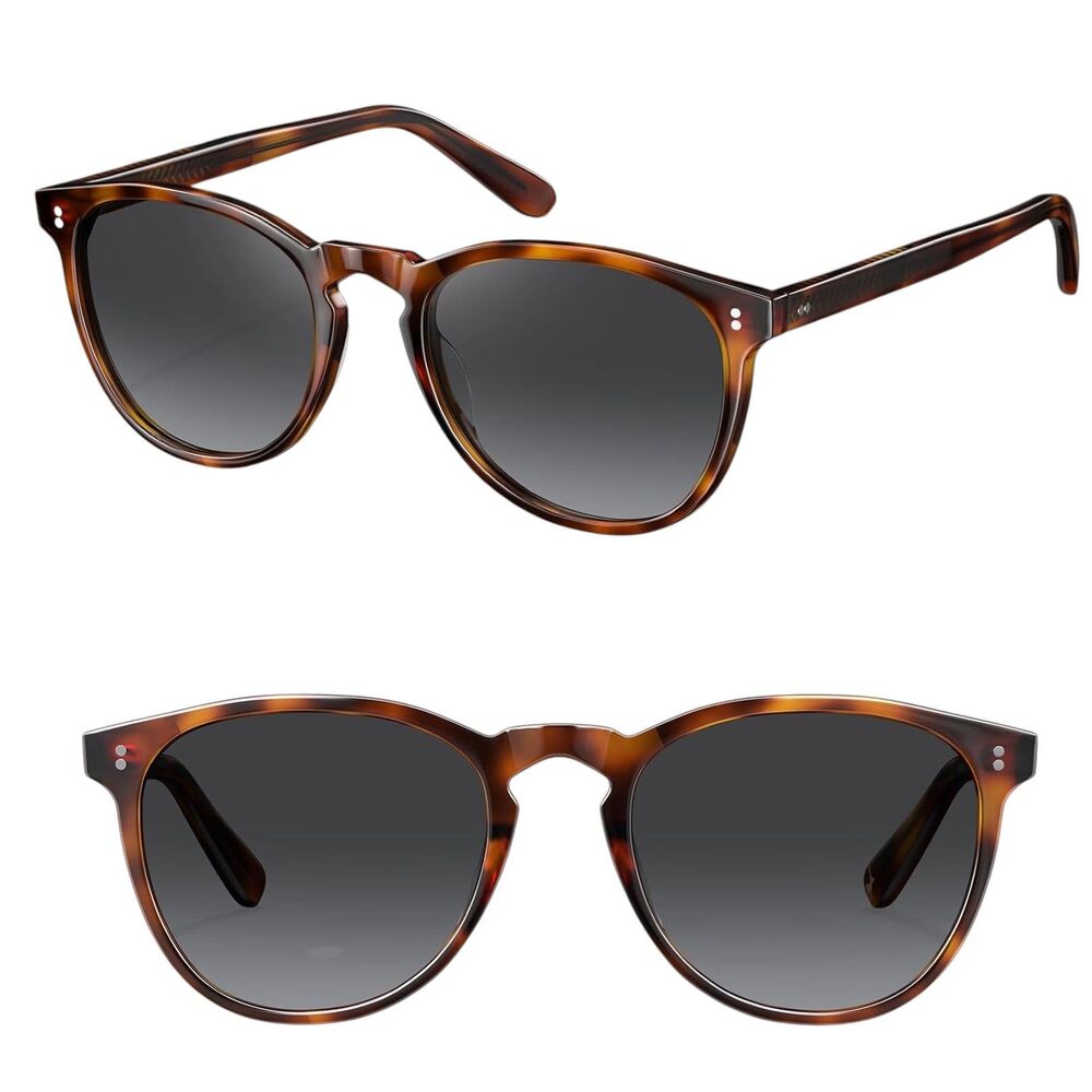 Women's Tortoise Gray Polarized Acetate Pilot Fashion Sunglasses *Case Included*